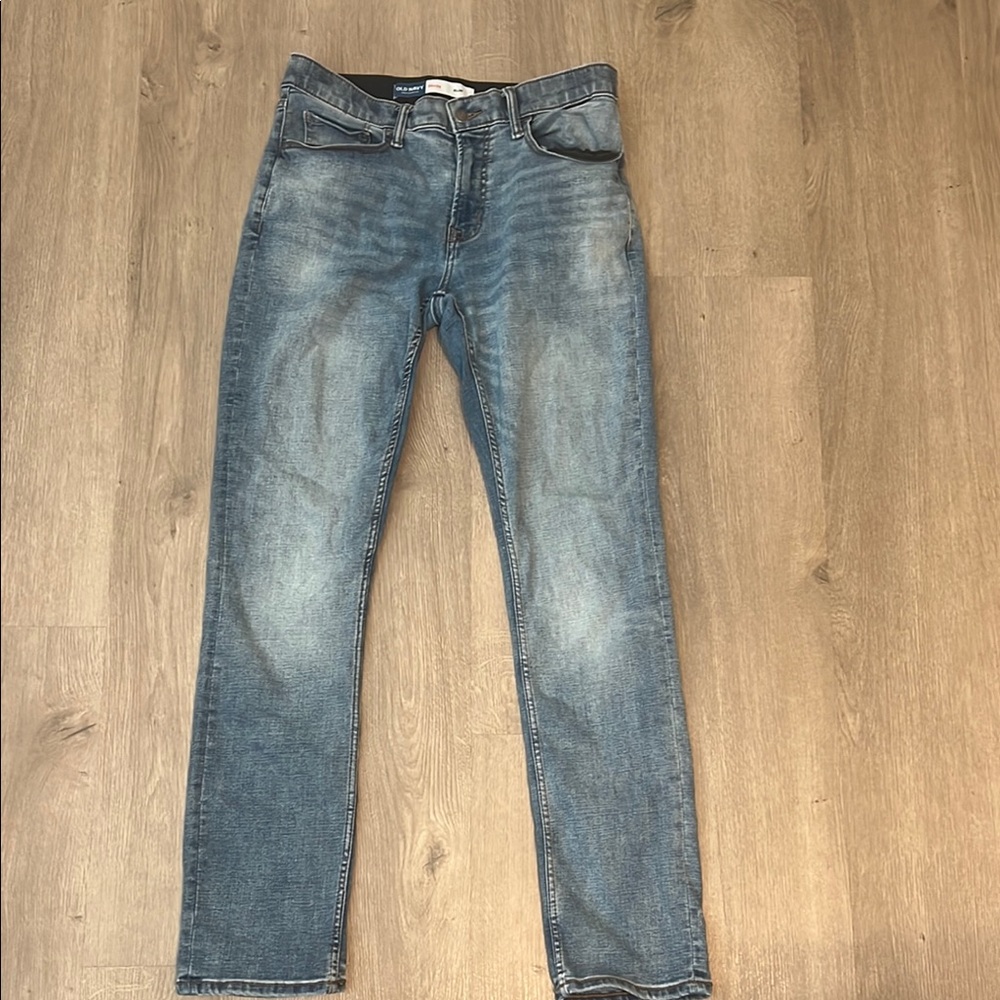 Old Navy Slim Blue Jeans with Authentic Fading